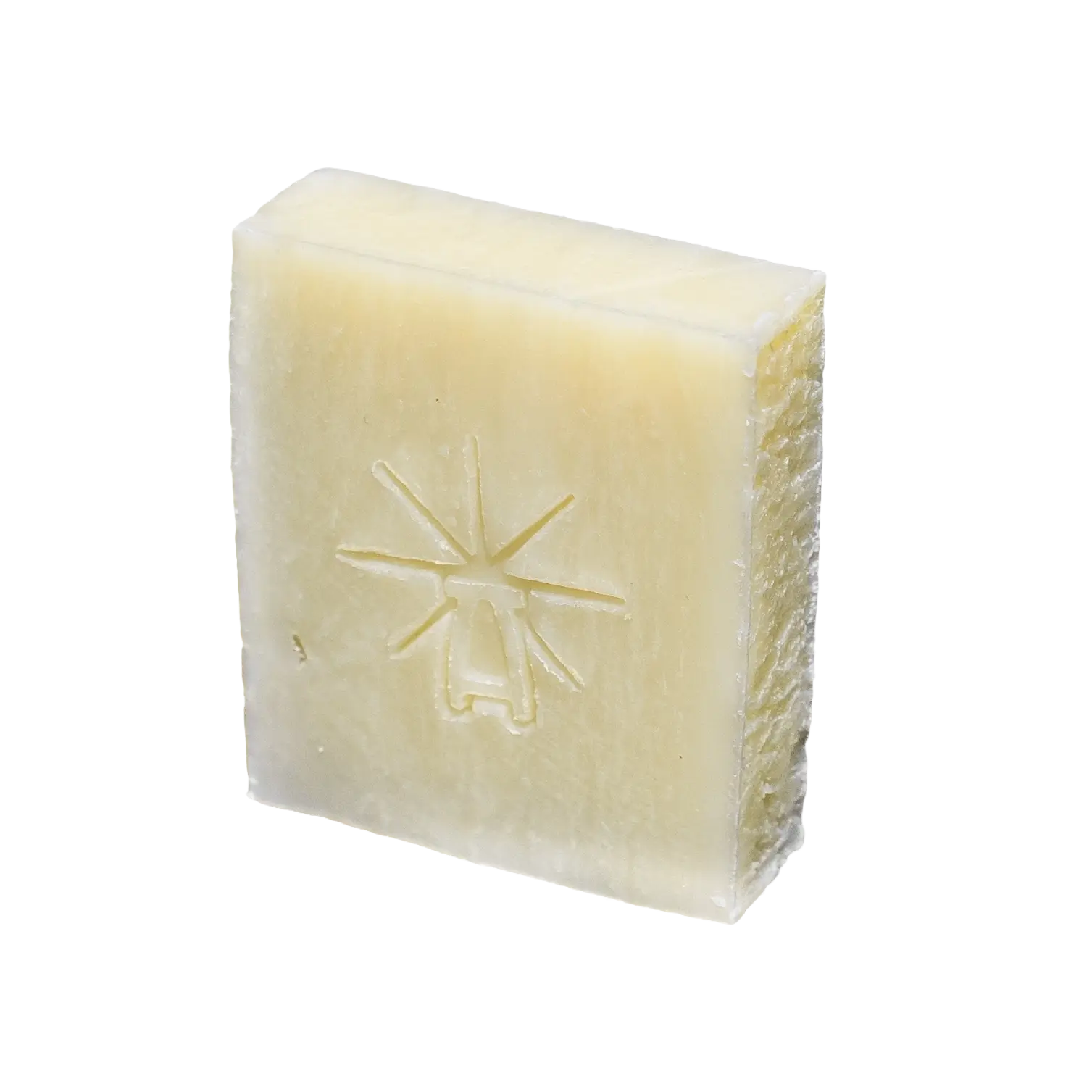 Black Altar Silky Shea off-white handcrafted soap bar cutout