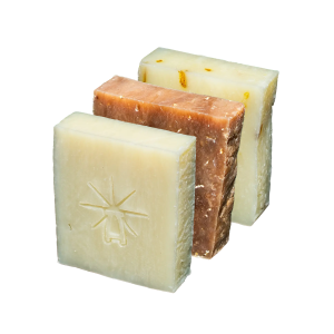 Black Altar Comfort Rotation three-bar natural soap set for dry sensitive skin