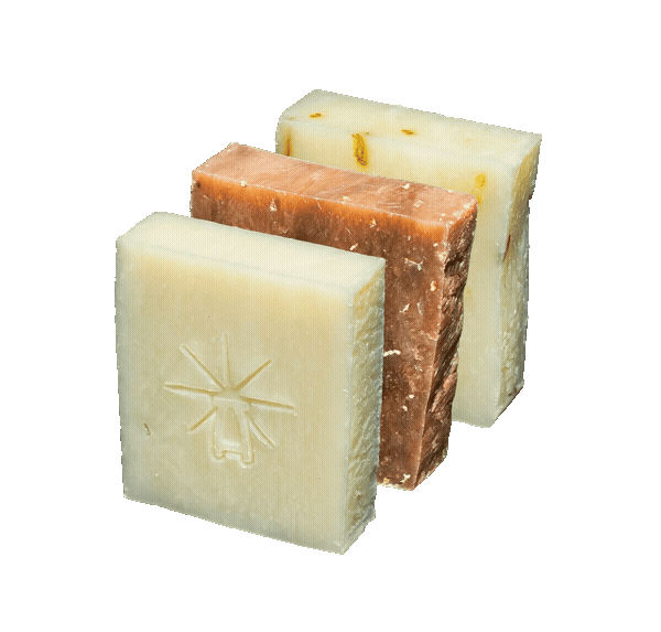 Black Altar Comfort Rotation three-bar natural soap set for dry sensitive skin
