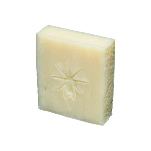 Black Altar Silky Shea off-white handcrafted soap bar cutout