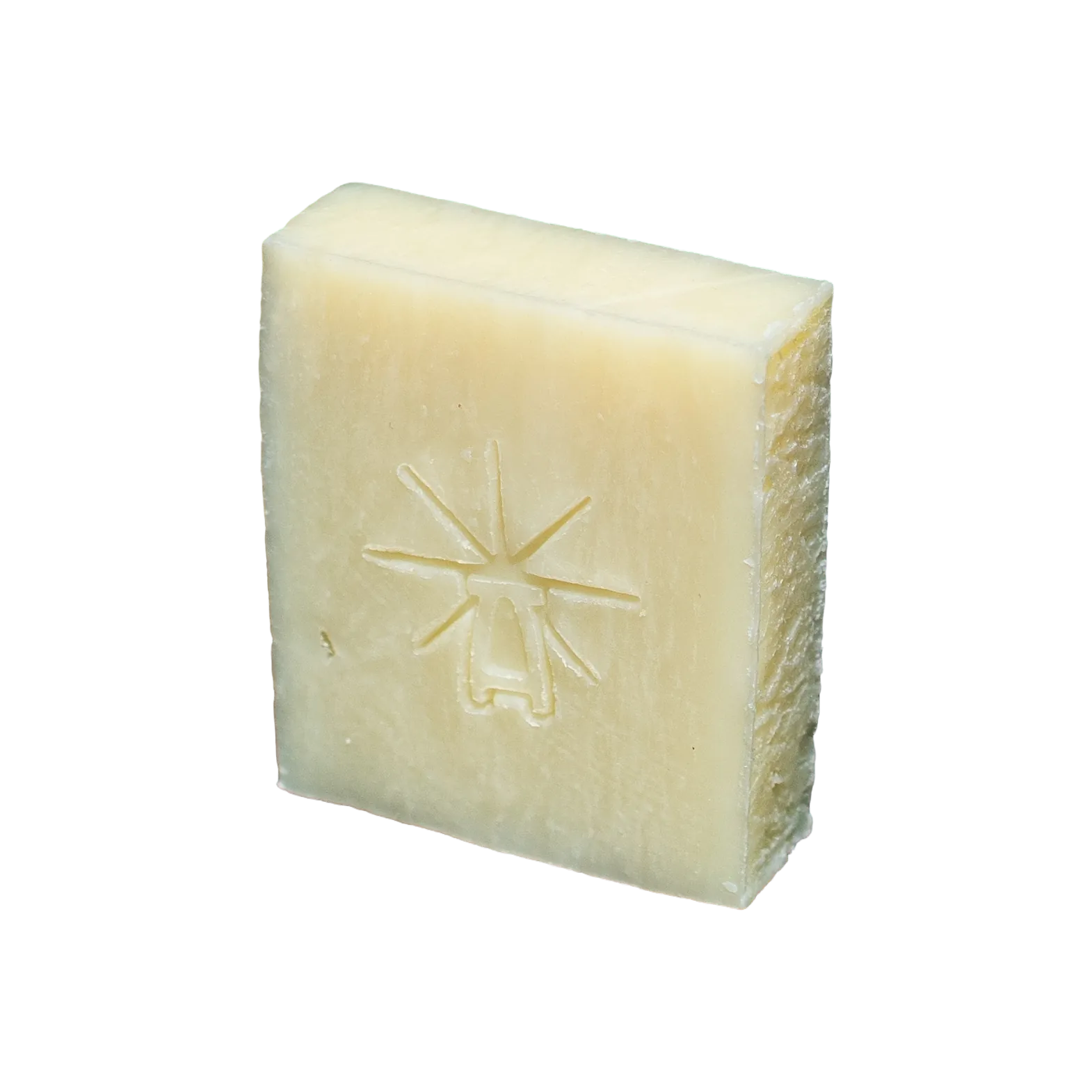 Black Altar Silky Shea off-white handcrafted soap bar cutout