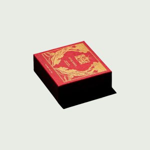 Black Altar Ritual Ember natural soap box in red and gold packaging